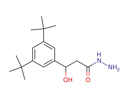 3-(3,5-di-<i>tert</i>-butyl-phenyl)-3-hydroxy-propionic acid hydrazide