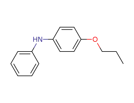 Molecular Structure of 29653-73-4 (Benzenamine, N-phenyl-4-propoxy-)