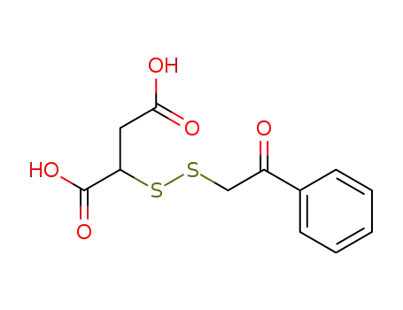 Molecular Structure of 2461-99-6 (5.6-Dicarboxy-1-phenal-3.4-dithiahexanon)