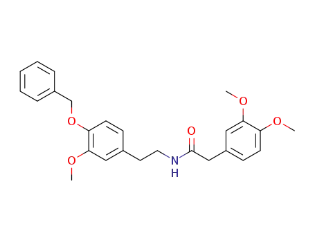 (3,4-dimethoxy-phenyl)-acetic acid-(4-benzyloxy-3-methoxy-phenethylamide)