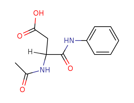 Butanoic acid,3-(acetylamino)-4-oxo-4-(phenylamino)- cas  7509-07-1