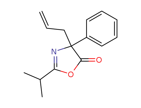 5(4H)-Oxazolone, 2-(1-methylethyl)-4-phenyl-4-(2-propenyl)-