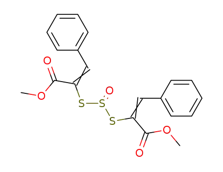Schwefel-(IV)-saeure-bis-(2-phenyl-1-methoxycarbonyl-vinylthioester)