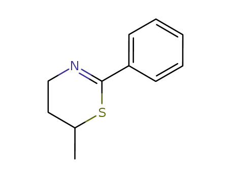 Molecular Structure of 6638-37-5 (6-methyl-2-phenyl-5,6-dihydro-4H-1,3-thiazine)