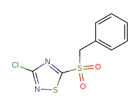 1,2,4-Thiadiazole, 3-chloro-5-[(phenylmethyl)sulfonyl]-