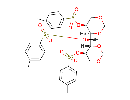D-glycero-D-galacto-Heptitol,1,3:5,7-di-O-methylene-, tri-p-toluenesulfonate (8CI) cas  5346-65-6