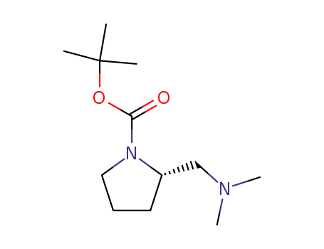 1-Pyrrolidinecarboxylic acid, 2-[(dimethylamino)methyl]-,
1,1-dimethylethyl ester, (2S)-