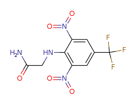Molecular Structure of 54495-46-4 (N-(2,6-Dinitro-4-trifluormethylphenyl)glycinamid)