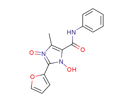 2-furan-2-yl-1-hydroxy-5-methyl-3-oxy-1<i>H</i>-imidazole-4-carboxylic acid anilide