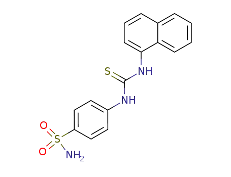 <i>N</i>-[1]naphthyl-<i>N</i>'-(4-sulfamoyl-phenyl)-thiourea