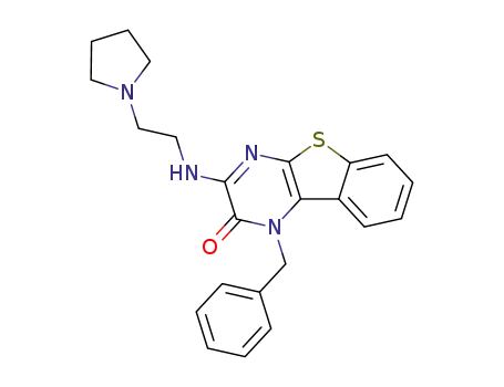 1-Benzyl-3-(2-pyrrolidin-1-yl-ethylamino)-1H-benzo[4,5]thieno[2,3-b]pyrazin-2-one