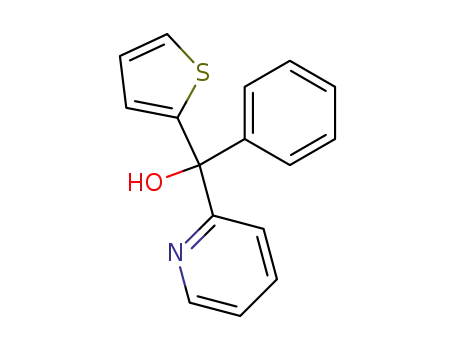 Molecular Structure of 101273-65-8 (Phenyl-[2]pyridyl-[2]thienyl-methanol)