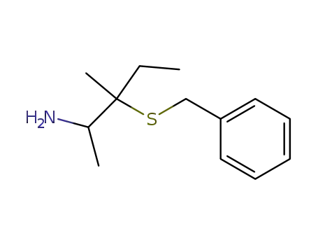 2-Amino-3-benzylthio-3-methyl-pentan