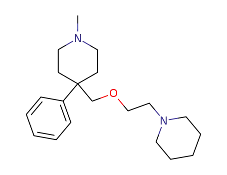 1-methyl-4-phenyl-4-(2-piperidino-ethoxymethyl)-piperidine