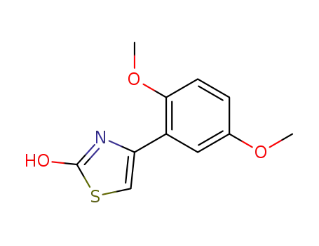 Molecular Structure of 93258-92-5 (4-(2,5-DIMETHOXYPHENYL)-2(3H)-THIAZOLONE)