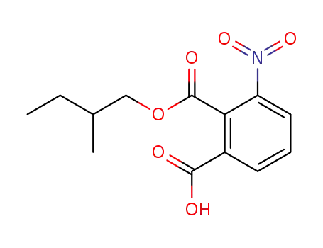 Molecular Structure of 106269-58-3 ((+/-)-3-nitro-phthalic acid-2-(2-methyl-butyl ester))