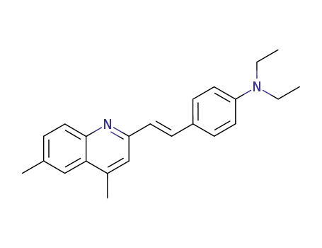 4-[2-(4,6-dimethylquinolin-2-yl)ethenyl]-N,N-diethylaniline