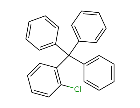 Molecular Structure of 115228-65-4 ((2-chloro-phenyl)-triphenyl-methane)