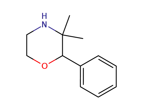 Molecular Structure of 1013-66-7 (3,3-dimethyl-2-phenylmorpholine)
