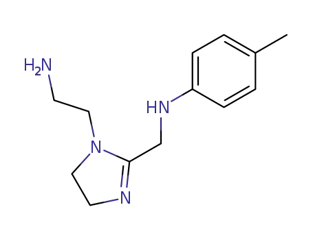 <i>N</i>-[1-(2-amino-ethyl)-4,5-dihydro-1<i>H</i>-imidazol-2-ylmethyl]-<i>p</i>-toluidine