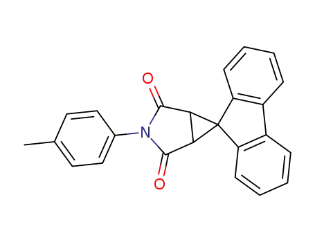 Molecular Structure of 3191-81-9 (3-<i>p</i>-tolyl-spiro[3-aza-bicyclo[3.1.0]hexane-6,9'-fluorene]-2,4-dione)