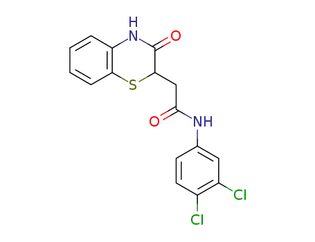 (3-oxo-3,4-dihydro-2<i>H</i>-benzo[1,4]thiazin-2-yl)-acetic acid-(3,4-dichloro-anilide)