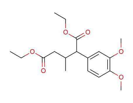 2-(3,4-dimethoxy-phenyl)-3-methyl-glutaric acid diethyl ester