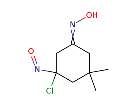 3-Chloro-5,5-dimethyl-3-nitroso-cyclohexanone oxime