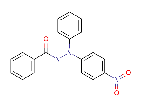 benzoic acid-[<i>N</i>'-(4-nitro-phenyl)-<i>N</i>'-phenyl-hydrazide]