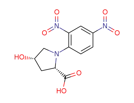 Molecular Structure of 3129-48-4 (1-(2,4-dinitrophenyl)-4-hydroxyproline)