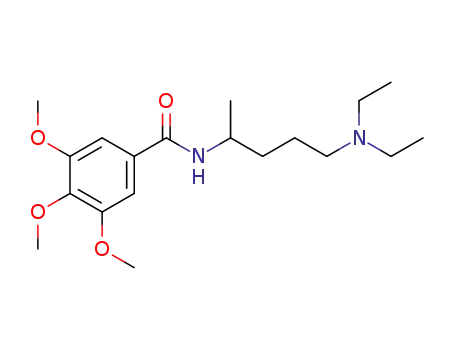 N-(4-(Diethylamino)-1-methylbutyl)-3,4,5-trimethoxybenzamide