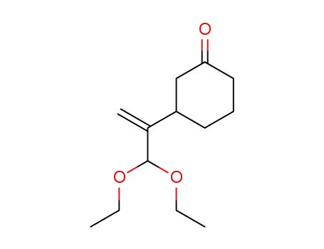 Cyclohexanone, 3-[1-(diethoxymethyl)ethenyl]-