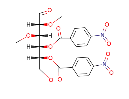 <i>O</i><sup>2</sup>,<i>O</i><sup>3</sup>,<i>O</i><sup>6</sup>-Trimethyl-<i>O</i><sup>4</sup>,<i>O</i><sup>5</sup>-bis-(4-nitro-benzoyl)-D-glucose