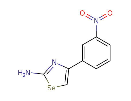 Molecular Structure of 7770-61-8 (4-(3-nitrophenyl)-1,3-selenazol-2-amine)