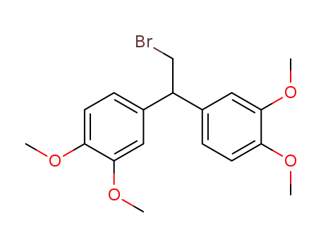Molecular Structure of 28000-62-6 (4-[2-bromo-1-(3,4-dimethoxyphenyl)ethyl]-1,2-dimethoxybenzene)