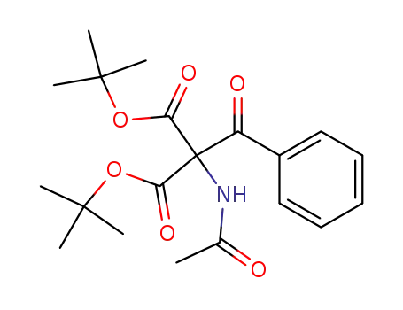 acetylamino-benzoyl-malonic acid di-<i>tert</i>-butyl ester