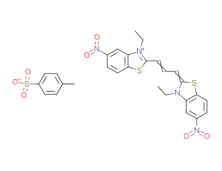1,3-bis-(3-ethyl-5-nitro-benzothiazol-2-yl)-trimethinium ; toluene-4-sulfonate