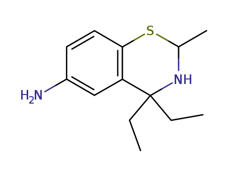 2H-1,3-Benzothiazin-6-amine, 4,4-diethyl-3,4-dihydro-2-methyl-