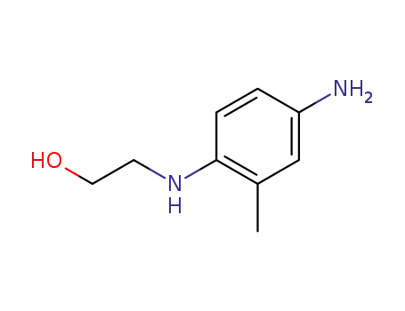 Molecular Structure of 56331-22-7 (Ethanol, 2-[(4-amino-2-methylphenyl)amino]-)