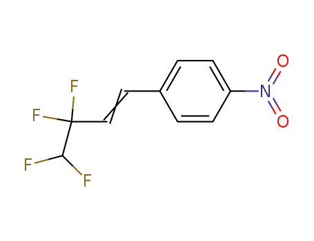 Molecular Structure of 62448-59-3 (Benzene, 1-nitro-4-(3,3,4,4-tetrafluoro-1-butenyl)-)