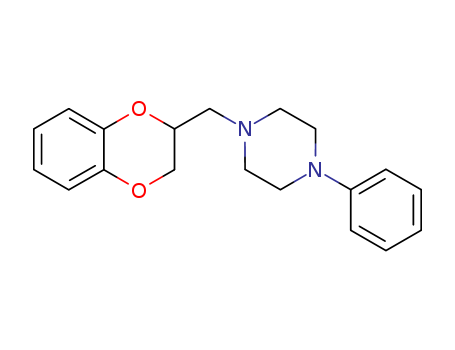 Piperazine,1-[(2,3-dihydro-1,4-benzodioxin-2-yl)methyl]-4-phenyl- cas  1044-59-3