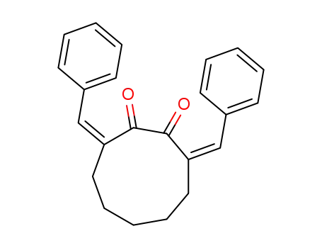 3,9-dibenzylidene-cyclononane-1,2-dione