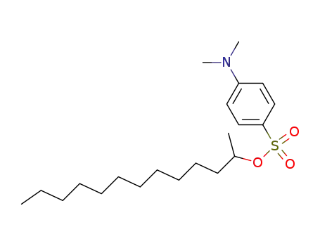 Benzenesulfonic acid, 4-(dimethylamino)-, 1-methyldodecyl ester