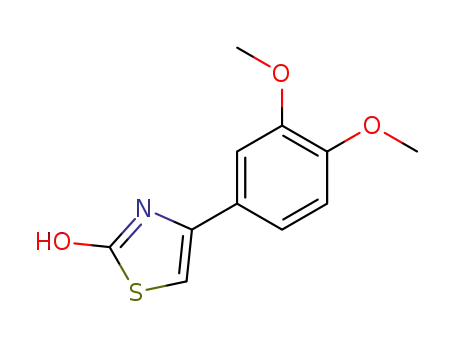 Molecular Structure of 92288-69-2 (4-(3,4-DIMETHOXYPHENYL)-2(3H)-THIAZOLONE)