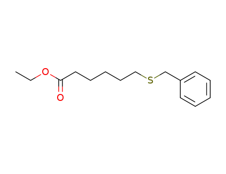 6-benzylsulfanyl-hexanoic acid ethyl ester