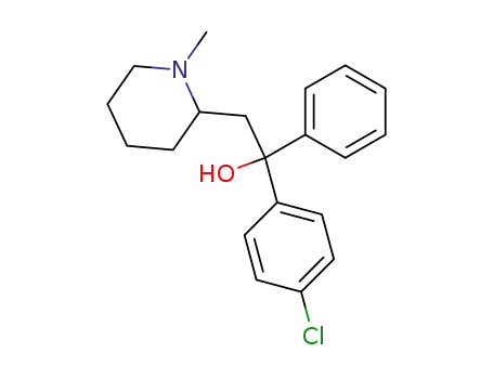 1-(4-chloro-phenyl)-2-(1-methyl-[2]piperidyl)-1-phenyl-ethanol