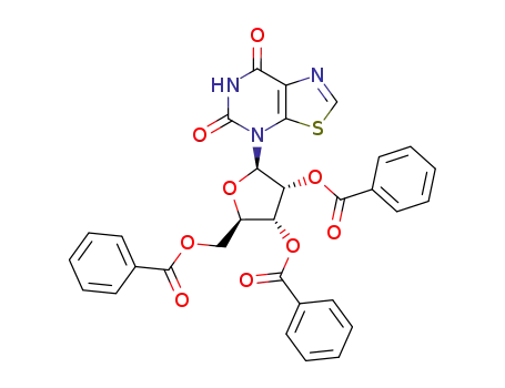 [3,4-Dibenzoyloxy-5-(5,7-dioxo-[1,3]thiazolo[5,4-d]pyrimidin-4-yl)oxolan-2-yl]methyl benzoate
