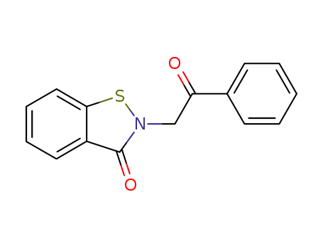 2-(2-oxo-2-phenyl-ethyl)-benzo[<i>d</i>]isothiazol-3-one