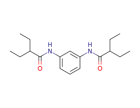 Molecular Structure of 25256-39-7 (2-ethyl-N-{3-[(2-ethylbutanoyl)amino]phenyl}butanamide)