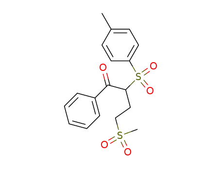 4-(Methanesulfonyl)-2-(4-methylbenzene-1-sulfonyl)-1-phenylbutan-1-one